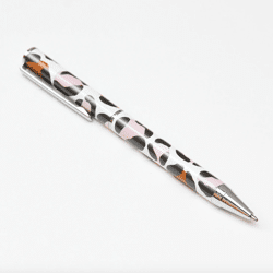Balpen Pink leopard Boxed Pen / Caroline Gardner